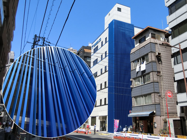 22-719 千代田 商業施設ビル 外壁ルーバー